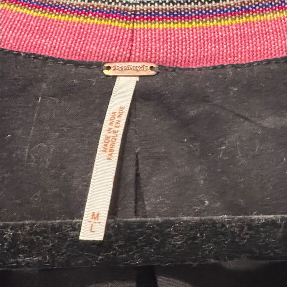 Free People Pink Multi Striped Dolman jacket Open-Front - Picture 4 of 8